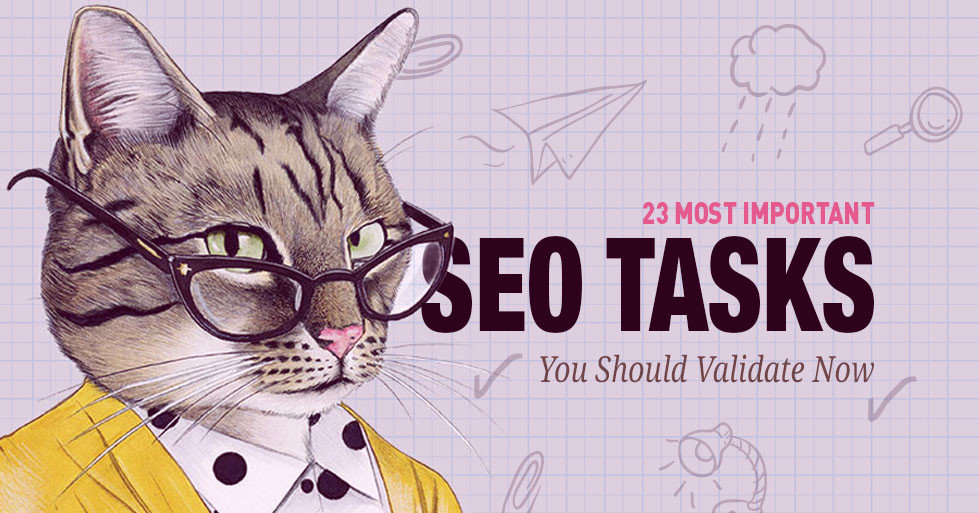 23 most important SEO tasks