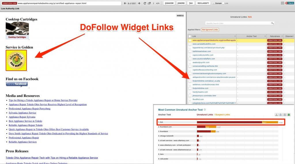 thumbtack_dofollow_widget_unnatural_links