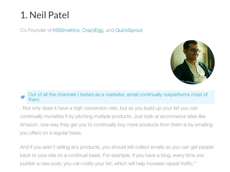 7 Experts Building Your Email List