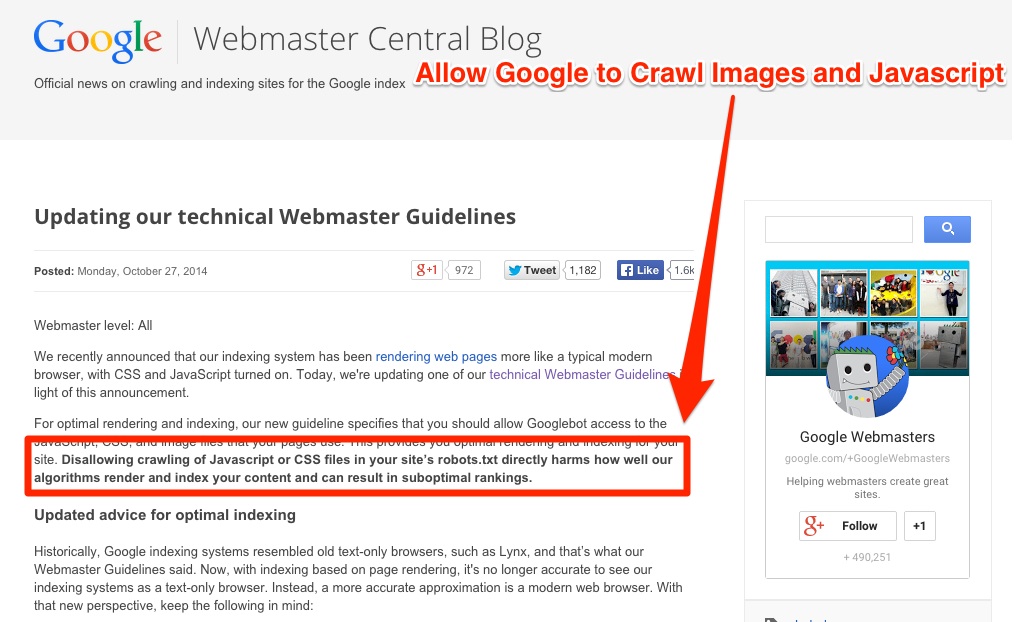 Google Webmaster Blog