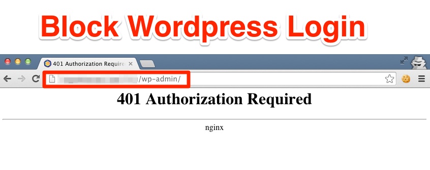 Block WordPress Login