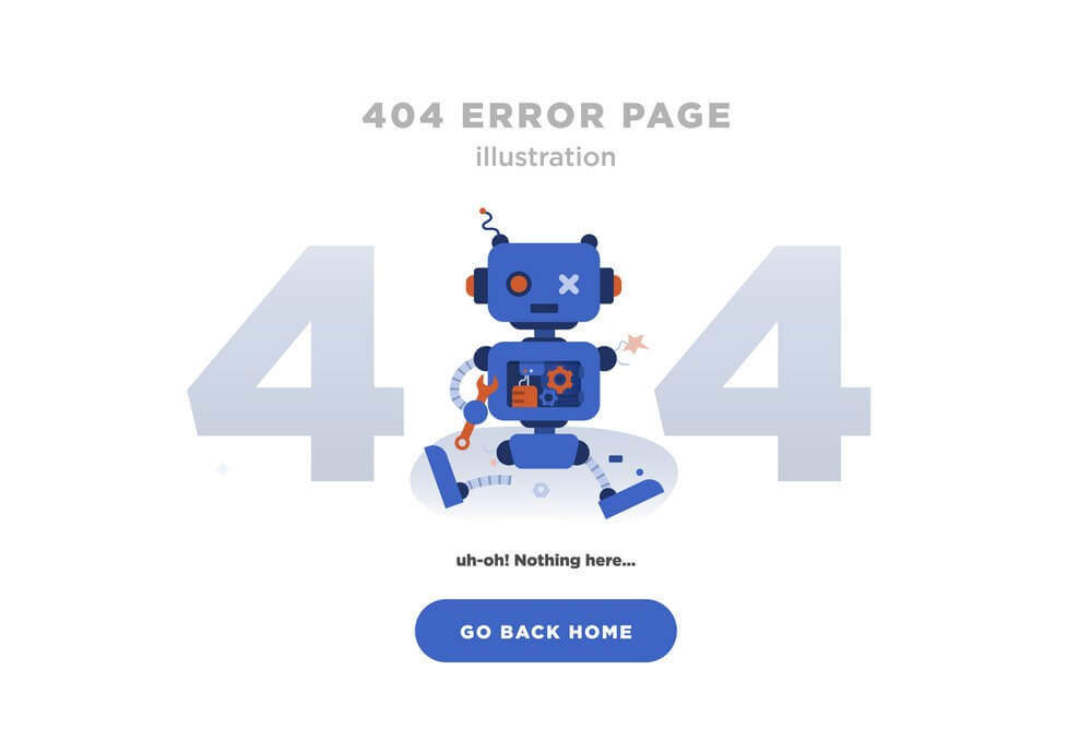 Broken page