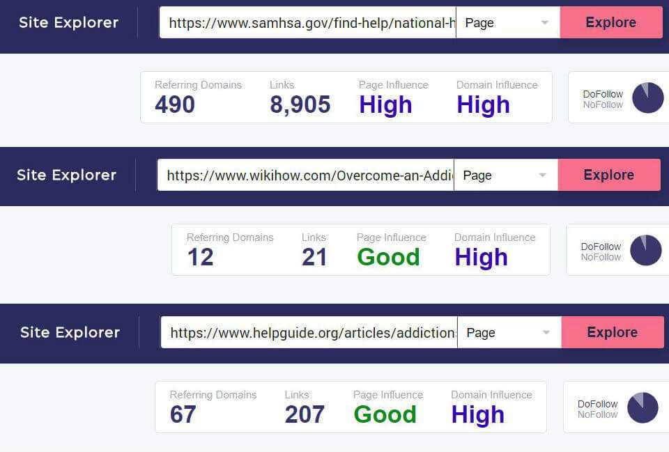 domain authority proof