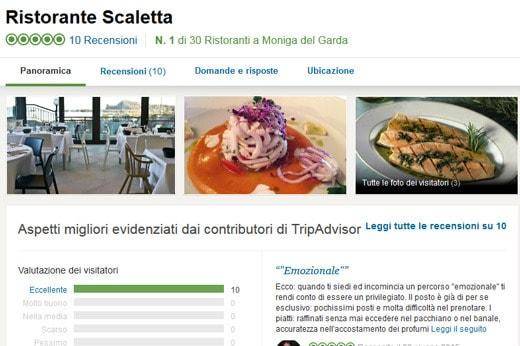 Fake reviews Scaletta