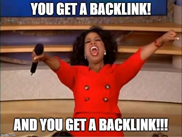 Free backlinks with e-mail outreach