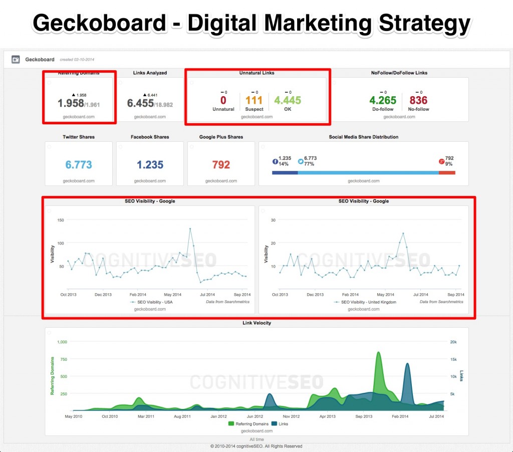 Geckoboard Digital Marketing Strategy