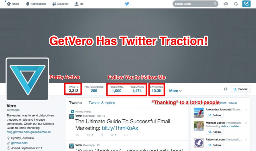 Getvero Twitter