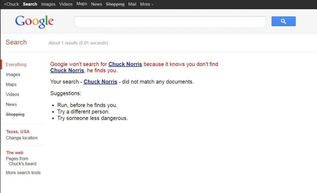 Google chuck norris