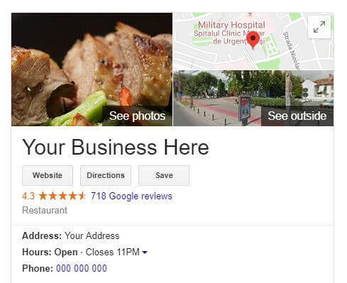 Google MyBusiness Maps Listing for SEO