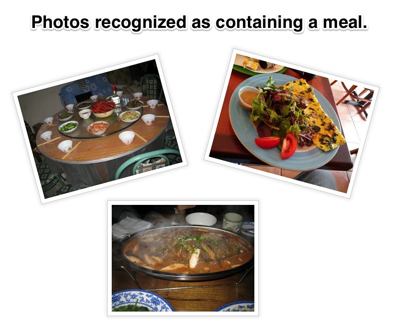 Google Photo Meal Image Detection