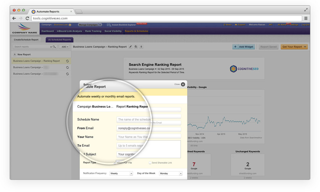 Whitelabel the Entire Toolset and Customize Your PDF Reports