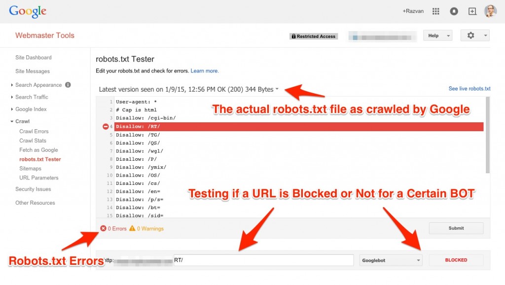 robots-txt-gwt-tester