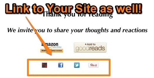 Self-publish Kindle Books and Link to Your Site