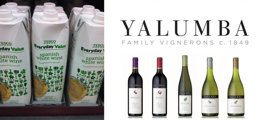 tesco and yalumba wine