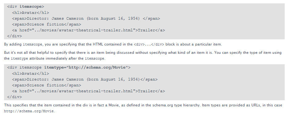 Use Schema Microdata to Facilitate Website Indexing