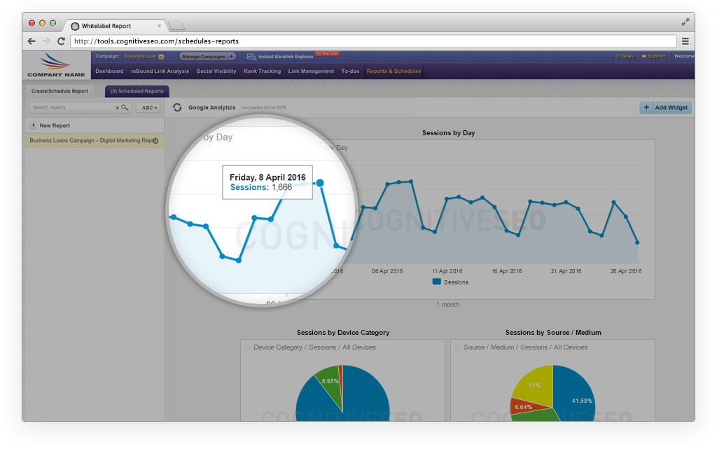 Whitelabel Your Google Analytics Reports