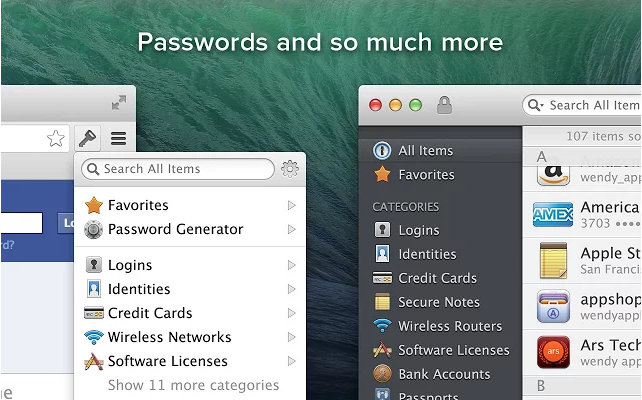 1 Password Extension