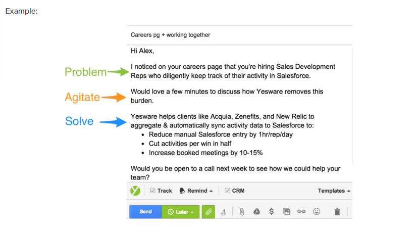 9 Cold Email Formulas - No. 2