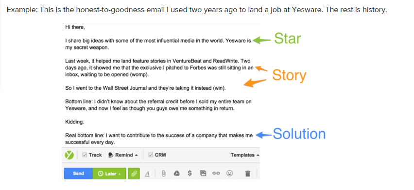 9 Cold Email Formulas - No. 6