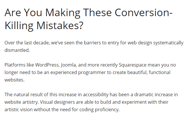 Attack a Sub-niche - Conversion Killing Mistakes_Intro