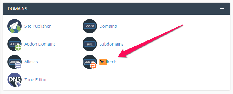 301 redirects cpanel