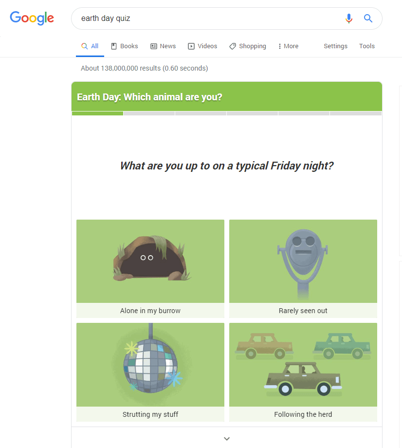 Earth day quiz