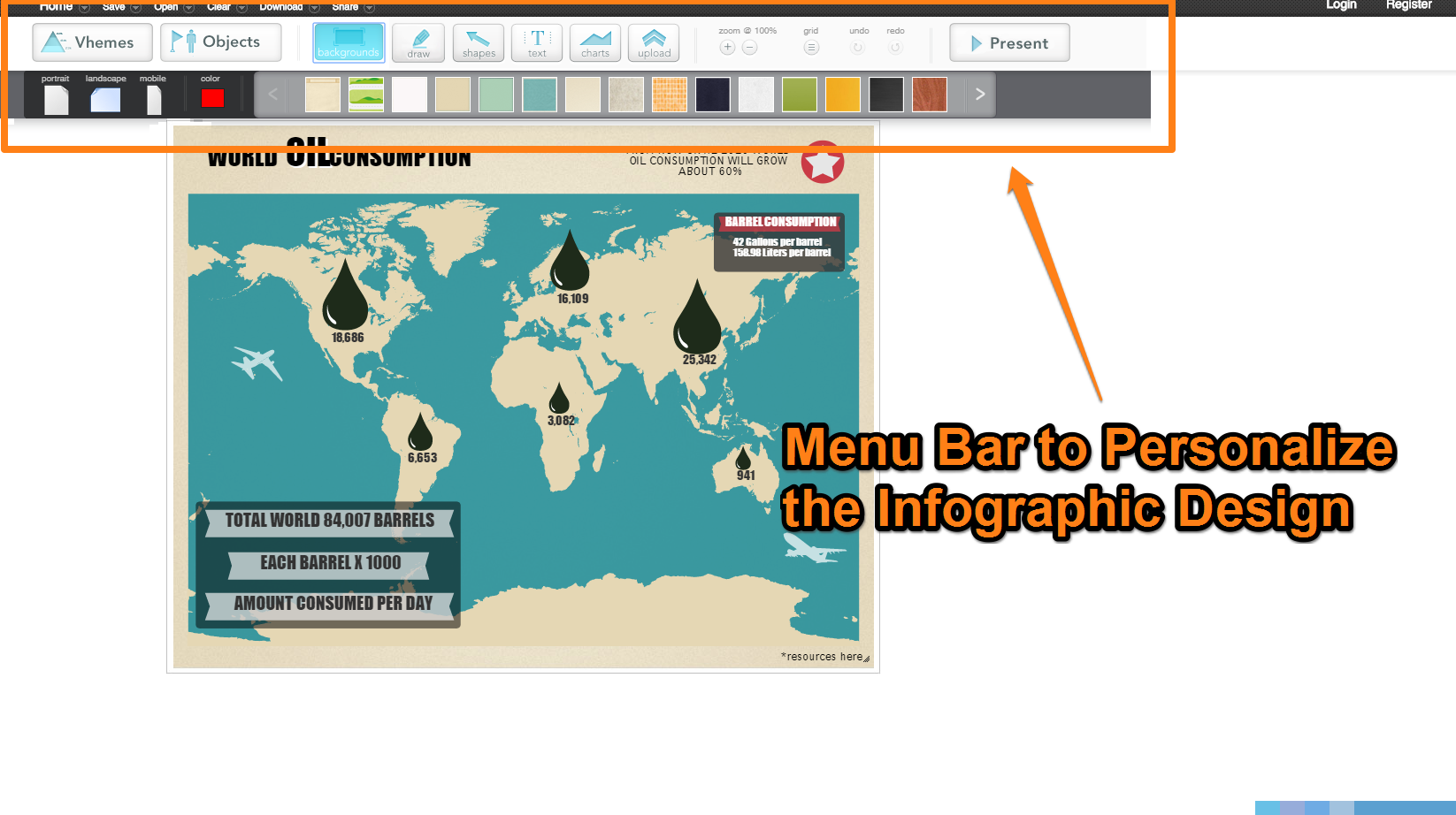 Easel Infographic Design