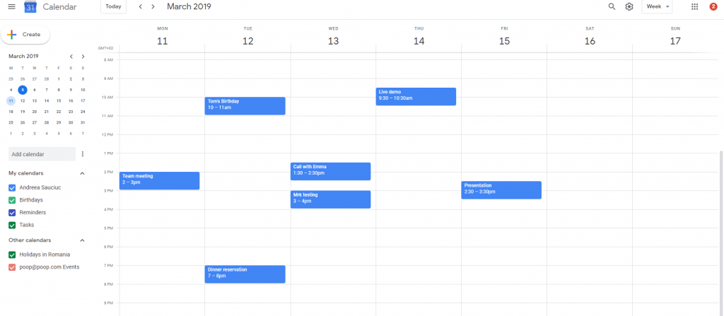 Google Calendar