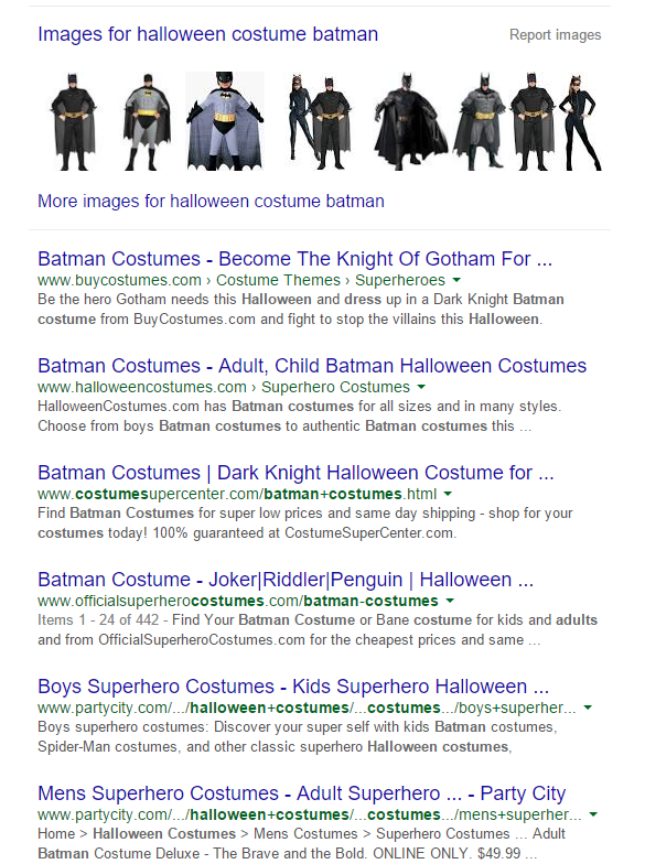 Halloween Batman Costume