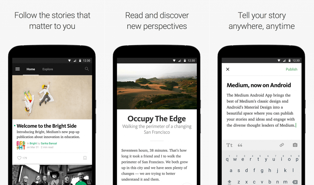 Medium app