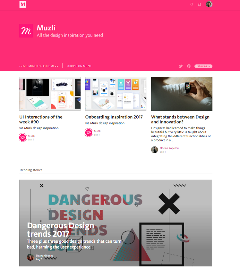 Muzli blog