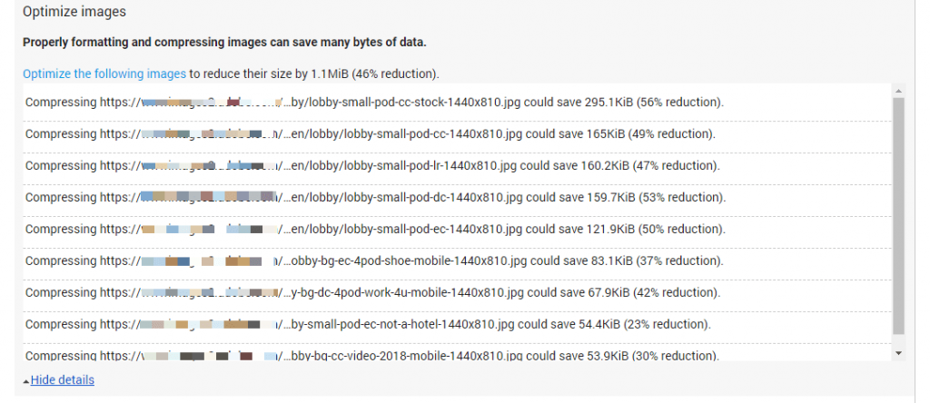 Optimize images for Page Speed Insights