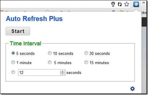 Page Refresh Extension