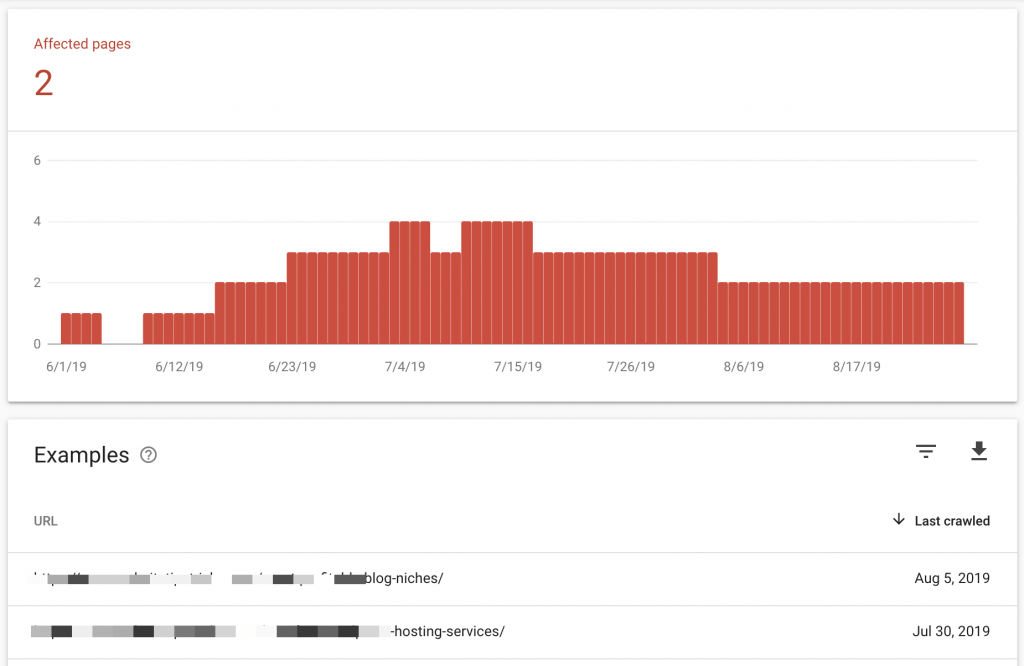 Redirect errors in Search Console