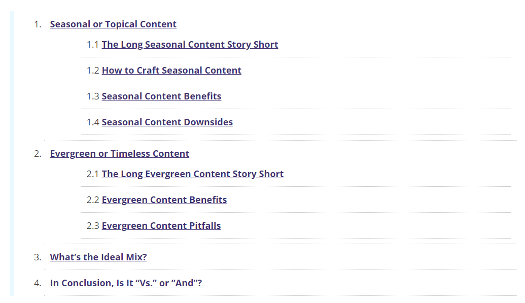 Seasonal and Evergreen Content SEO