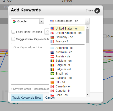 rank-tracking-country-selection