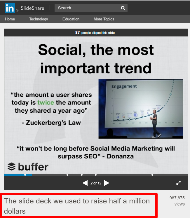 Slideshare Example