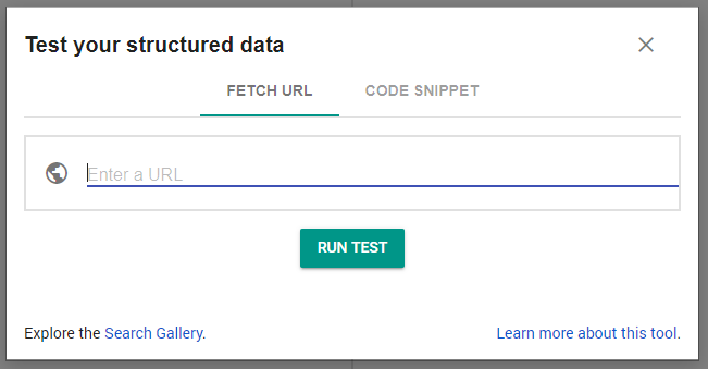 structured data testing tool