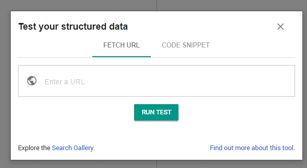 Test your structured data