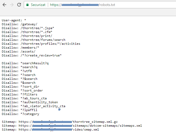 View robots.txt file online