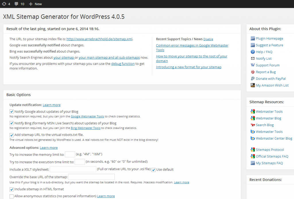 XML Sitemap